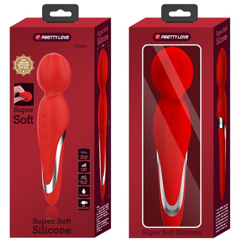 PRETTY LOVE - WALTER Sensory Device WAND RED