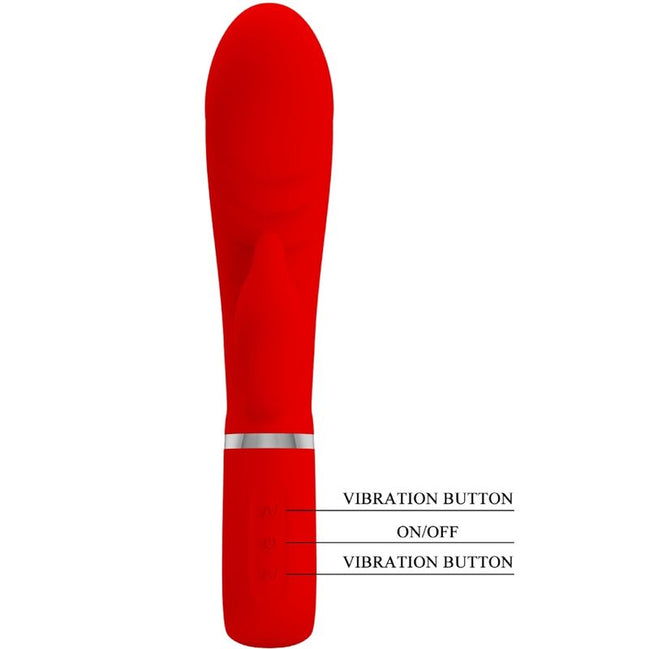 PRETTY LOVE - PRESCOTT MULTIFUNCTION G-SPOT Sensory Device RED