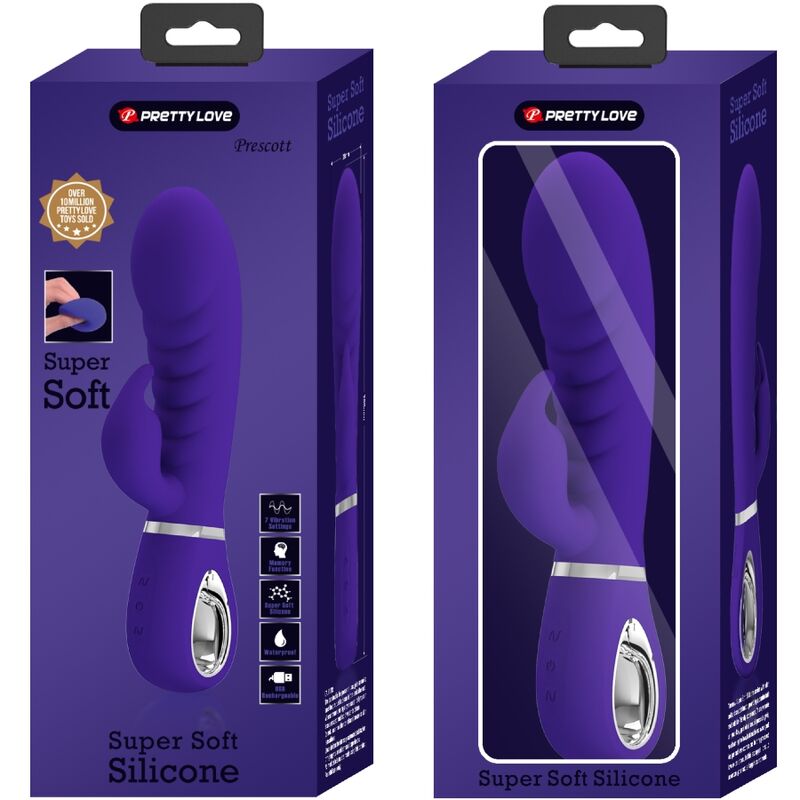 PRETTY LOVE - PRESCOTT MULTIFUNCTION G-SPOT Sensory Device PURPLE