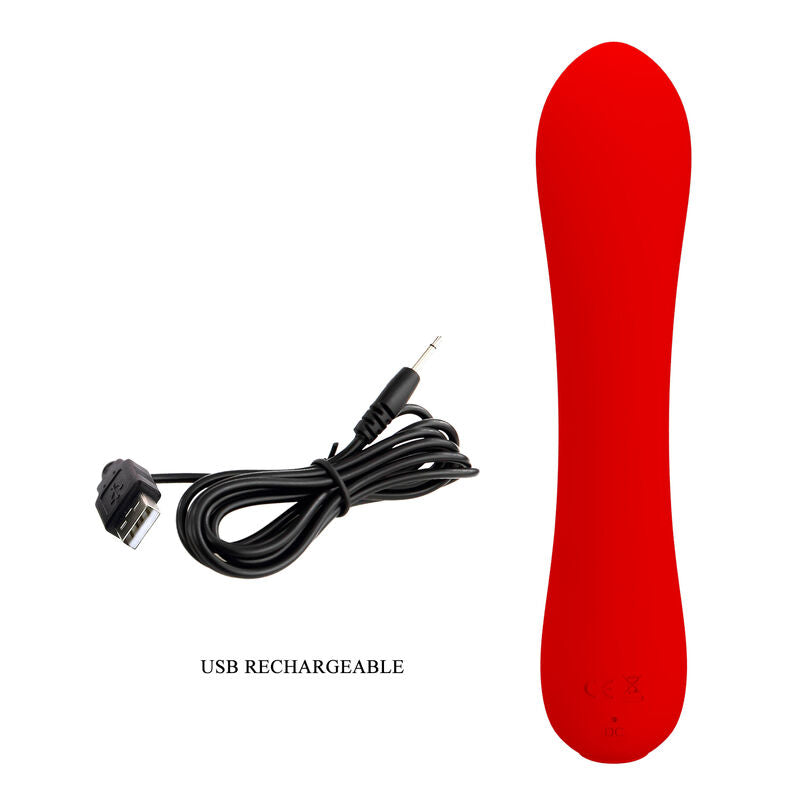 PRETTY LOVE - PRESCOTT Wiederaufladbares Sensorikgerät ROT