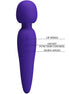 PRETTY LOVE - MEREDITH MASSAGEGERÄT 12 VIBRATIONSMODI LILA