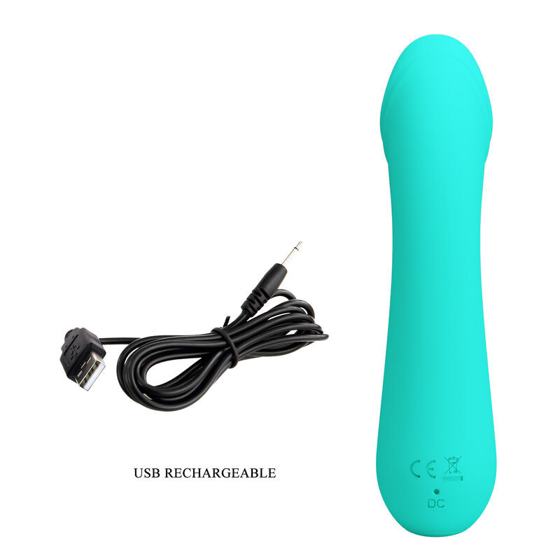 PRETTY LOVE - CETUS RECHARGEABLE Sensory Device AQUA GREEN