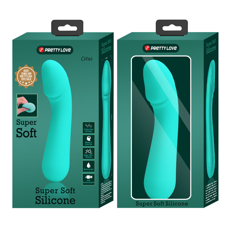 PRETTY LOVE - CETUS RECHARGEABLE Sensory Device AQUA GREEN