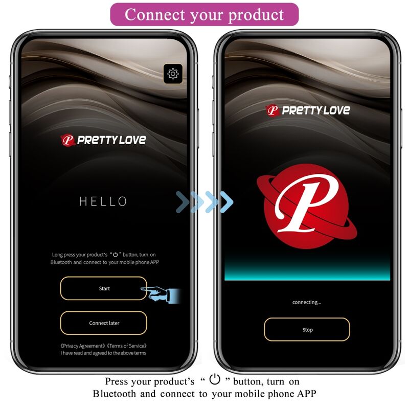 PRETTY LOVE - JAYLEEN Sensory Device APP-FERNBEDIENUNG LILA