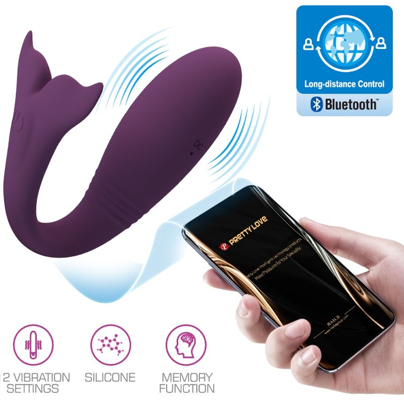 PRETTY LOVE - JAYLEEN Sensory Device APP-FERNBEDIENUNG LILA