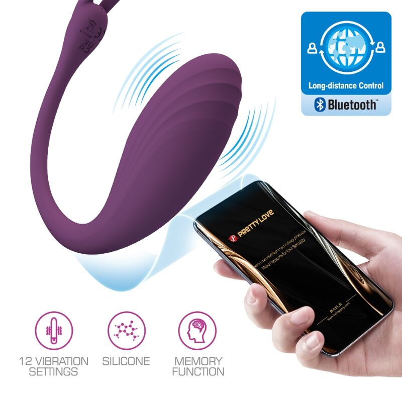 PRETTY LOVE - CATALINA Sensorgerät APP FERNBEDIENUNG VIOLETT