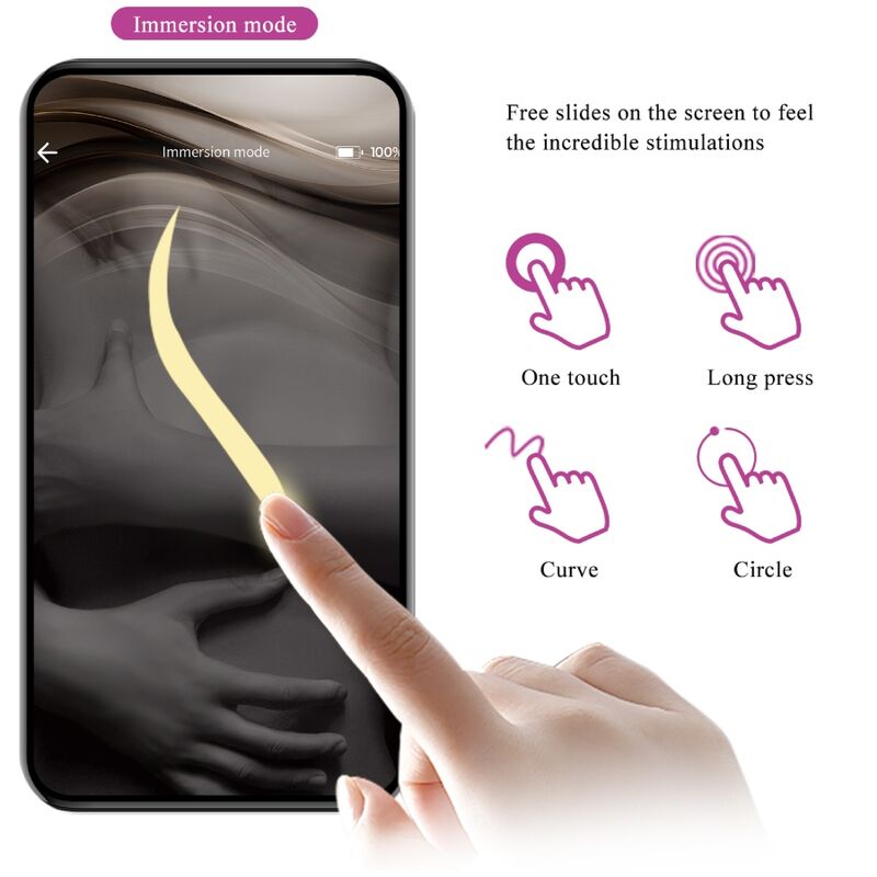 PRETTY LOVE - CATALINA Sensorgerät APP FERNBEDIENUNG VIOLETT