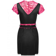 LIVCO CORSETTI FASHION - KUMIKO LC 90428 DRESSING GOWN + PANTY BLACK L/XL