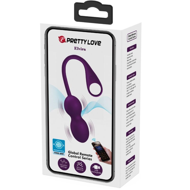 PRETTY LOVE - ELVIRA KEGELKUGELN APP FERNGESTEUERT LILA