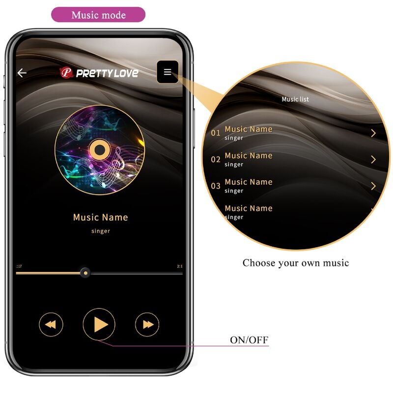 PRETTY LOVE - ELVIRA KEGELKUGELN APP FERNGESTEUERT LILA