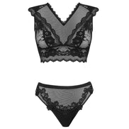 LIVCO CORSETTI FASHION - TIMOSAN LC 90631 BH + HOSE SCHWARZ L/XL