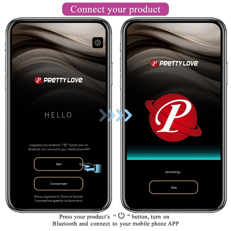 PRETTY LOVE - BILLY VIBRATION FERNBEDIENUNG VIOLETT KOSTENLOSE APP