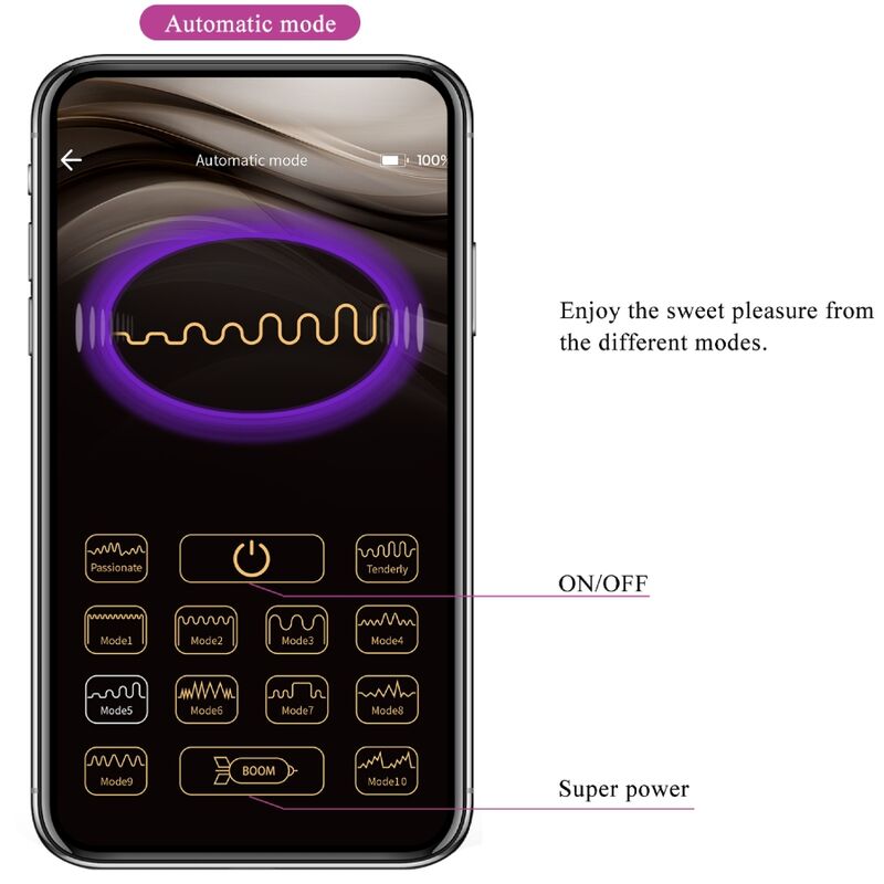PRETTY LOVE - BILLY VIBRATION FERNBEDIENUNG VIOLETT KOSTENLOSE APP