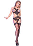 CHILIROSE - CR 4372 SET KORSETT SCHWARZ S/M