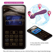 PRETTY LOVE - HECTOR ELECTROSHOCK Sensory Device BY APP CONTROL PURPLE
