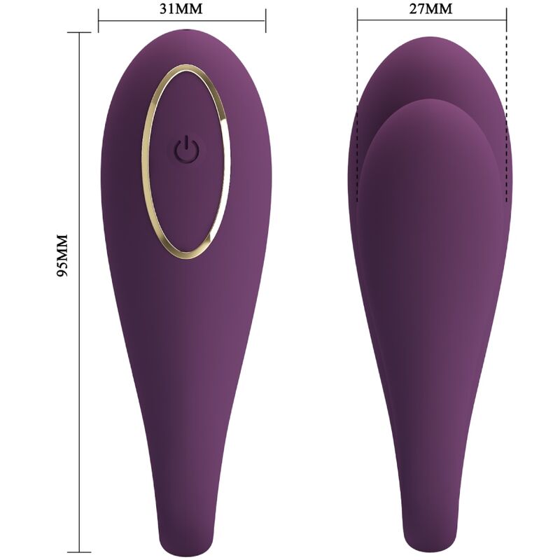 PRETTY LOVE - AUGUST REMOTE GLOBAL DOUBLE PLEASURE Sensory Device