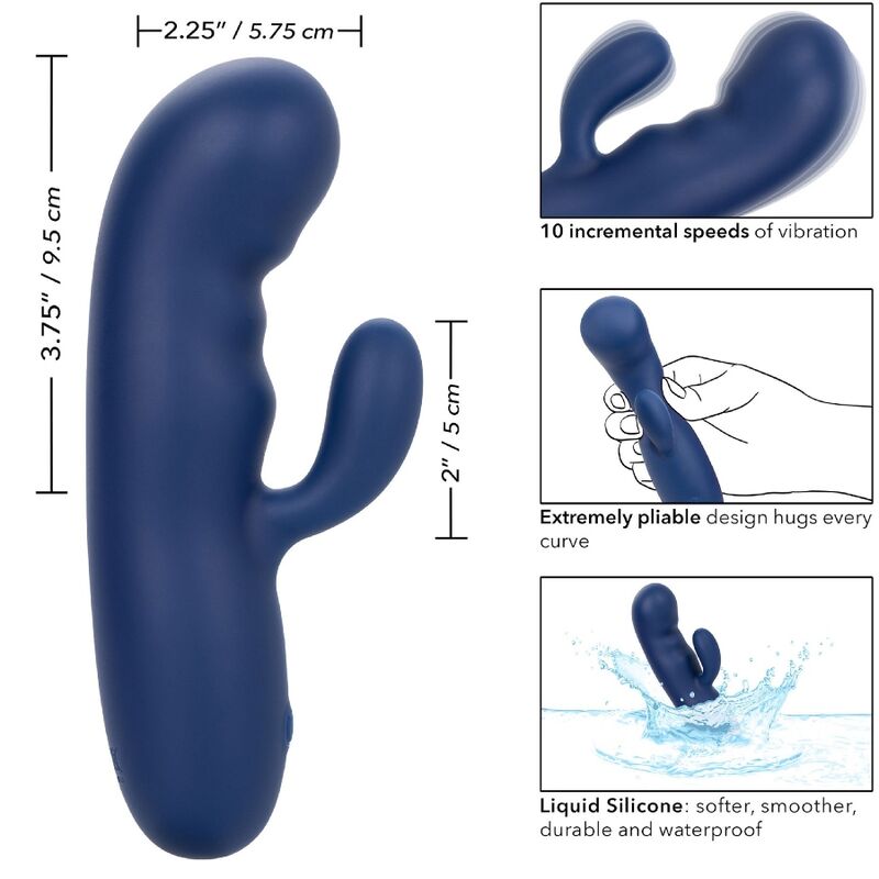 CALEXOTICS - CASHMERE SEIDE DUO BLAU
