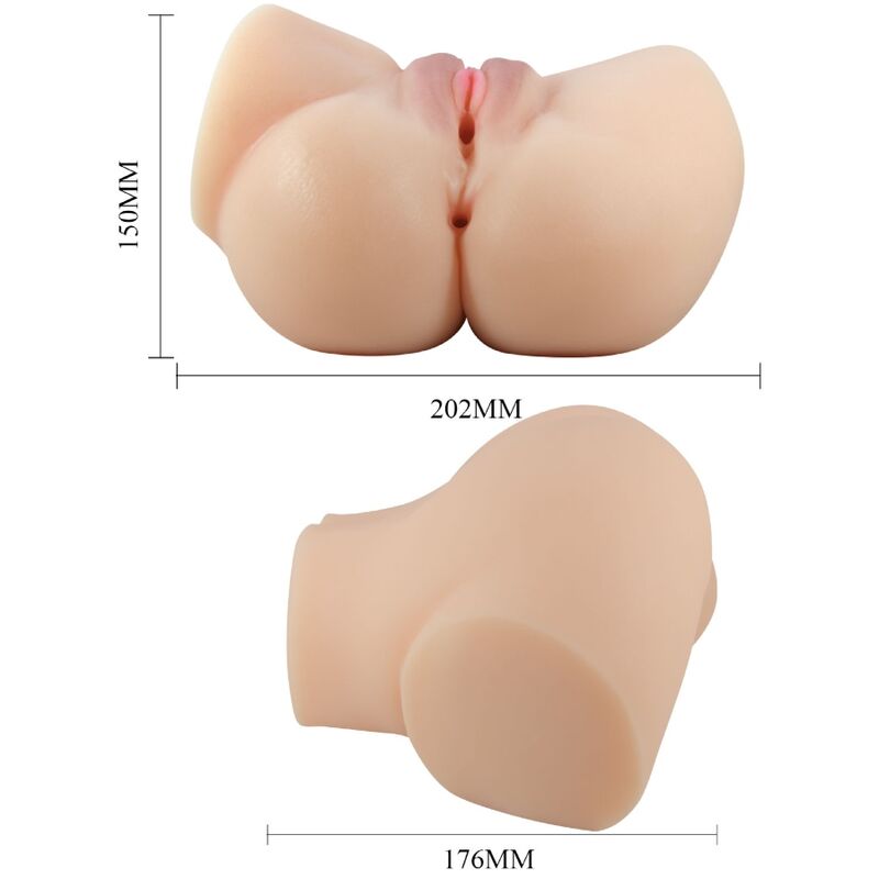 CRAZY BULL - REALISTISCHE VAGINA UND ANUS EMILIA Sensory Device