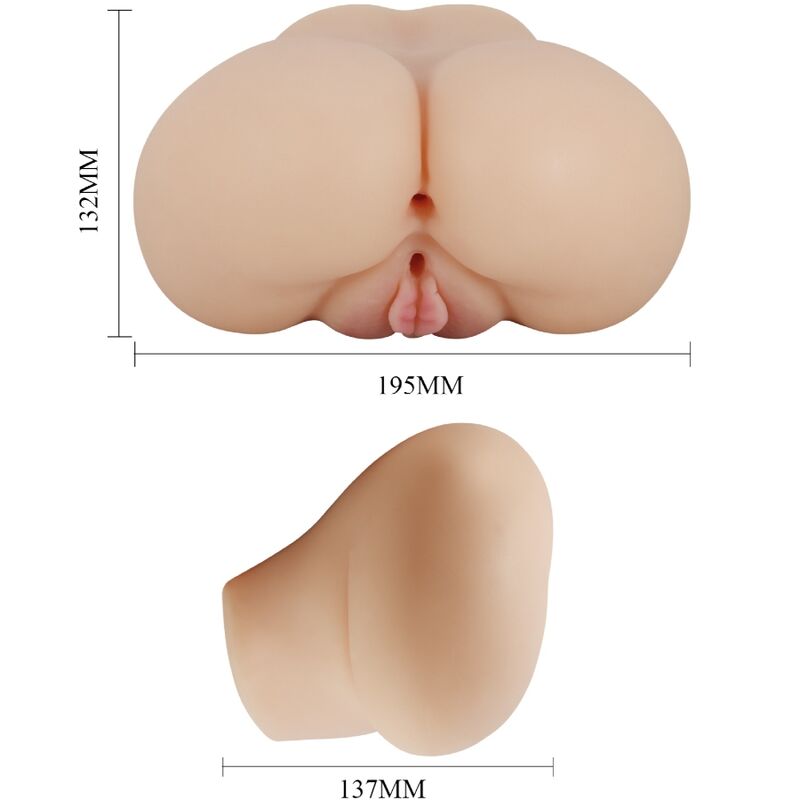 CRAZY BULL - REALISTISCHE VAGINA UND ANUS LUNA Sensorik-Gerät