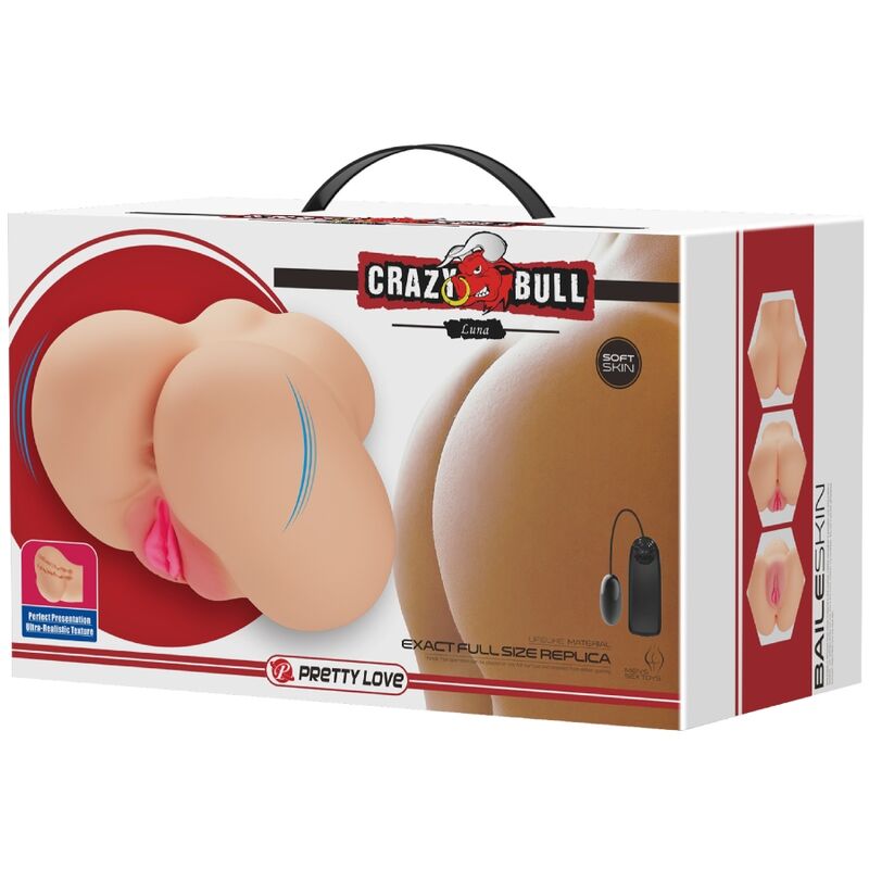CRAZY BULL - REALISTISCHE VAGINA UND ANUS LUNA Sensorik-Gerät