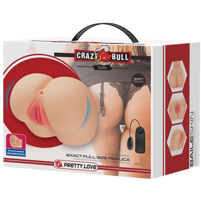 CRAZY BULL - REALISTISCHE VAGINA UND ANUS KYLIE Sensory Device