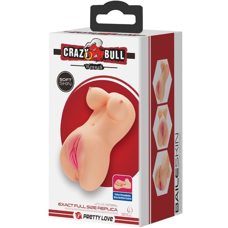 CRAZY BULL – REALISTISCHE VAGINA- UND ANUS-HANNAH-Lusthülle