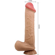 PRETTY LOVE - SLIDING SKIN SERIES REALISTISCHES Wellness-Gerät MIT SLIDING SKIN SAUGNAPF FLEISCH 26 CM