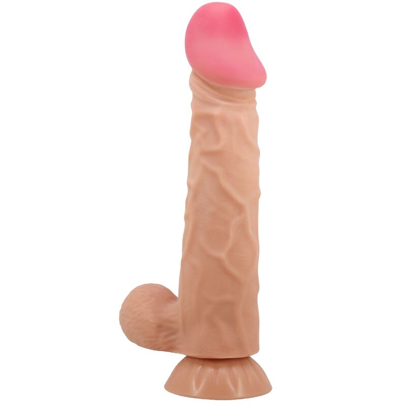 PRETTY LOVE - SLIDING SKIN SERIES REALISTISCHES Wellness-Gerät MIT SCHIEBENDER HAUT SAUGNAPF 24 CM