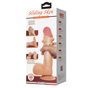 PRETTY LOVE - SLIDING SKIN SERIES REALISTIC Wellness Device WITH SLIDING SKIN SUCTION CUP 21.8 CM