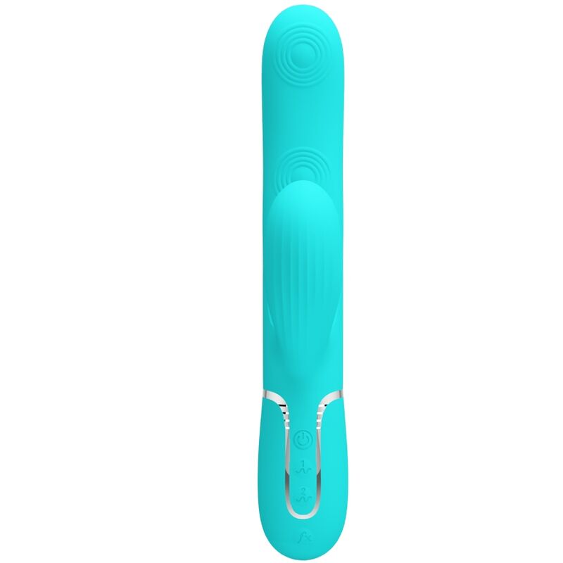 PRETTY LOVE - PERLITA MULTIFUNKTIONALES 3-IN-1 G-PUNKT-Stimulationsgerät AQUA GRÜN