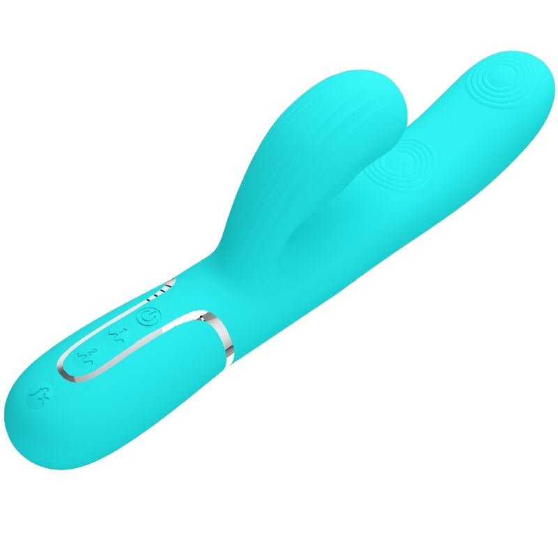 PRETTY LOVE - PERLITA MULTIFUNKTIONALES 3-IN-1 G-PUNKT-Stimulationsgerät AQUA GRÜN