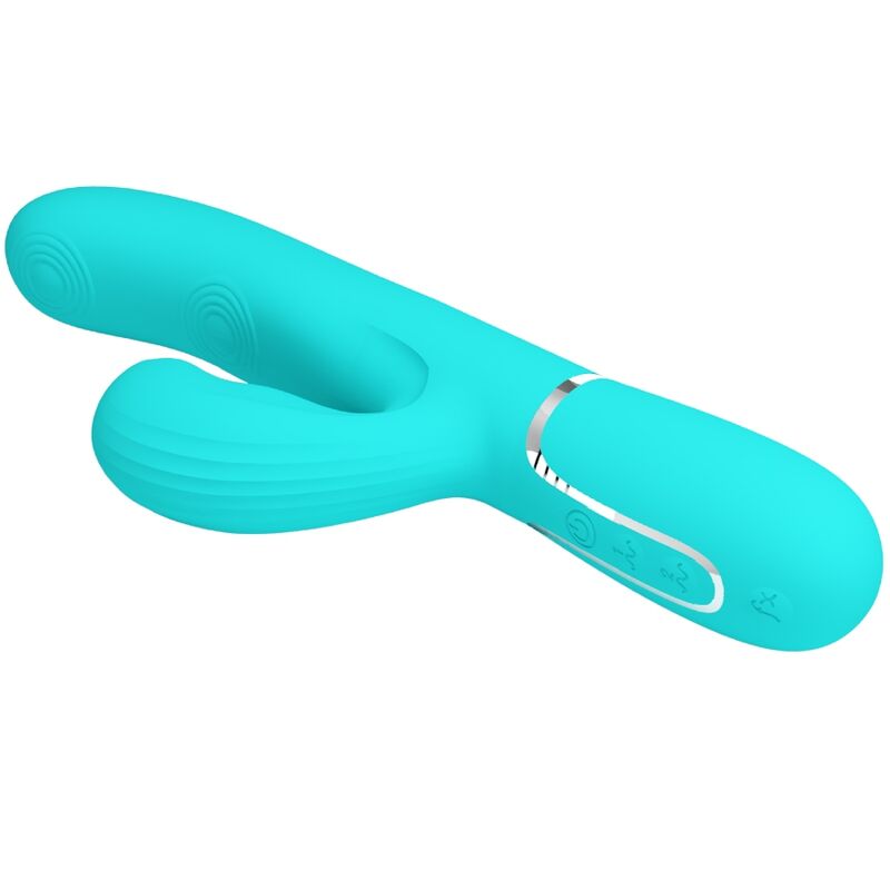 PRETTY LOVE - PERLITA MULTIFUNKTIONALES 3-IN-1 G-PUNKT-Stimulationsgerät AQUA GRÜN