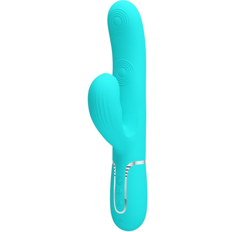 PRETTY LOVE - PERLITA MULTIFUNKTIONALES 3-IN-1 G-PUNKT-Stimulationsgerät AQUA GRÜN