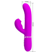PRETTY LOVE - PERLITA MULTIFUNCTION 3 IN 1 G-SPOT Sensory Device VIOLET