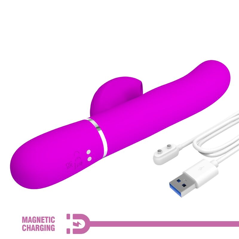 PRETTY LOVE - PERLITA MULTIFUNCTION 3 IN 1 G-SPOT Sensory Device VIOLET