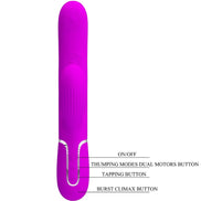 PRETTY LOVE - PERLITA MULTIFUNCTION 3 IN 1 G-SPOT Sensory Device VIOLET