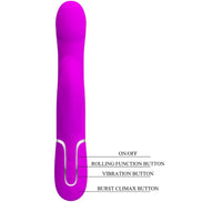 PRETTY LOVE - RABBIT Sensory Device PEARLS VIOLET