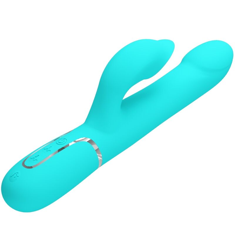 PRETTY LOVE - RABBIT Sensory Device PEARLS AQUA GRÜN