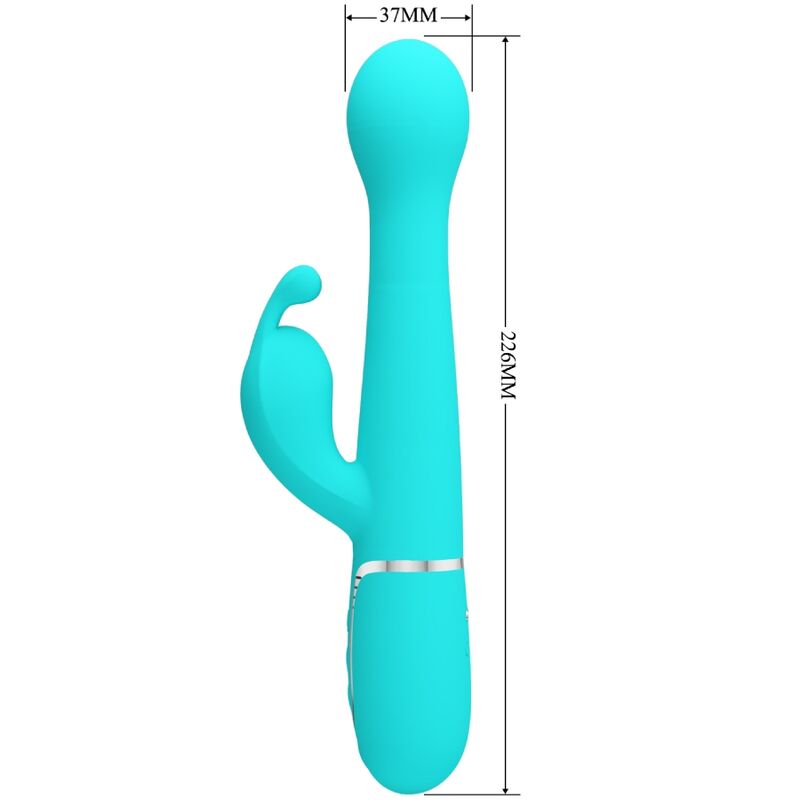 PRETTY LOVE - DEJON RABBIT Sensory Device 3 IN 1 MULTIFUNCTION AQUA GREEN