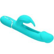 PRETTY LOVE - KAMPAS RABBIT 3 IN 1 MULTIFUNKTIONALES Sensorisches Gerät MIT ZUNGE AQUA GRÜN