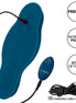 CALEXOTICS - RIDER MASSAGER DOUBLE MOTOR REMOTE CONTROL BLUE