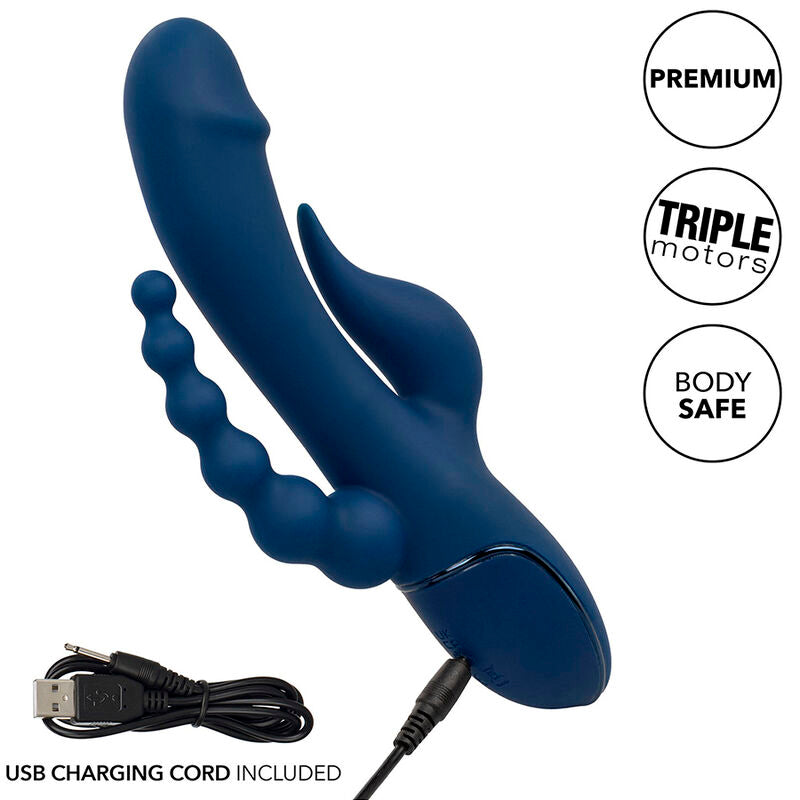 CALEXOTICS - Lustobjekt TRIPLE ORGASM BLUE