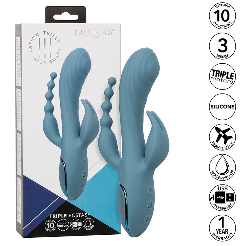 CALEXOTICS - Sensory Device TRIPLE ECSTASY GREY