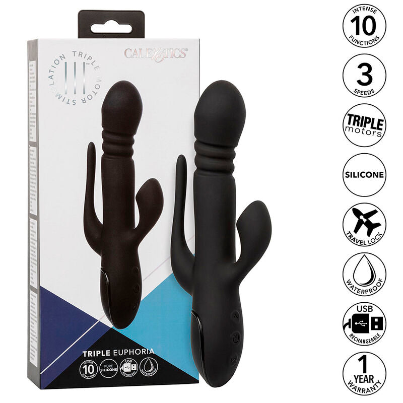 CALEXOTICS - Sensory Device TRIPLE EUPHORIA BLACK