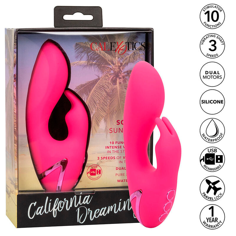 CALEXOTICS - SO. CAL SUNSHINE Sensory Device RABBIT FUCHSIA BY CALIFORNIA DREAMING