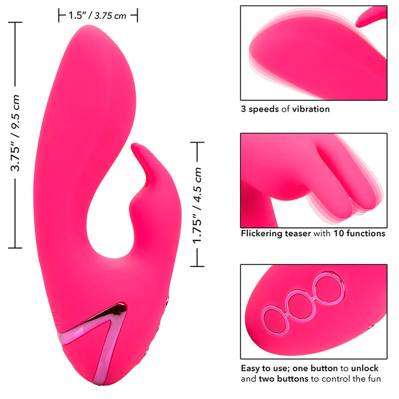 CALEXOTICS - SO. CAL SUNSHINE Sensory Device RABBIT FUCHSIA BY CALIFORNIA DREAMING
