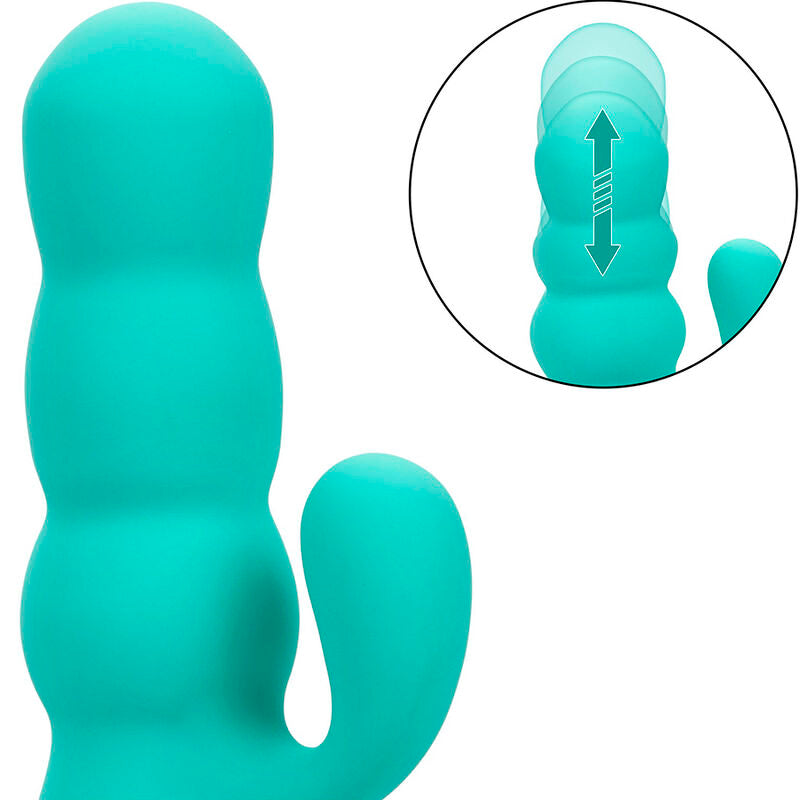 CALEXOTICS - DEL MAR DIVA Sensory Device RABBIR AQUA GREEN BY CALIFORNIA DREAMING