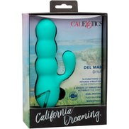 CALEXOTICS - DEL MAR DIVA Sensory Device RABBIR AQUA GREEN BY CALIFORNIA DREAMING