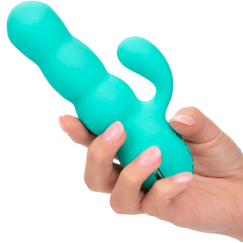 CALEXOTICS - DEL MAR DIVA Sensory Device RABBIR AQUA GREEN BY CALIFORNIA DREAMING