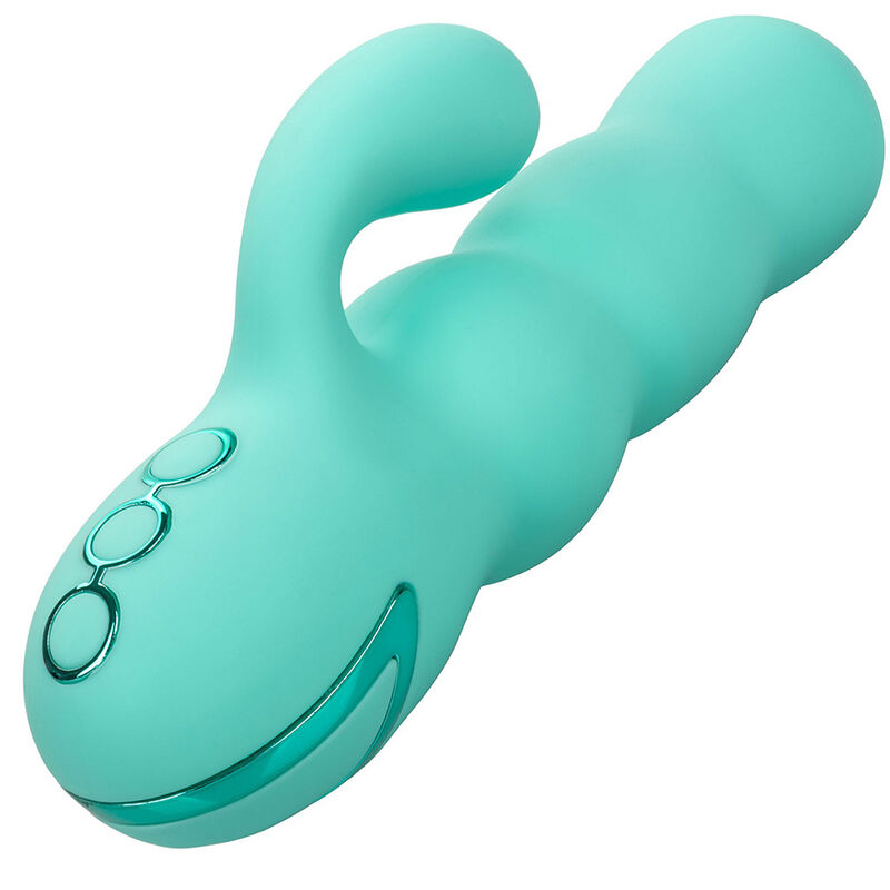 CALEXOTICS - DEL MAR DIVA Sensory Device RABBIR AQUA GREEN BY CALIFORNIA DREAMING